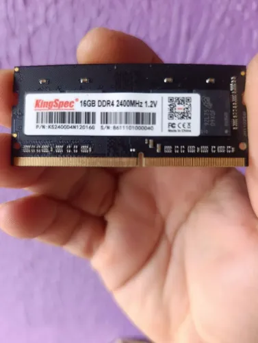 Memória ddr4 de 16 gigas, 8 gigas, 4 gigas para notebooks