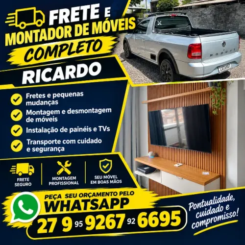 CARRETO + SERVIÇOS DE MONTAGEM