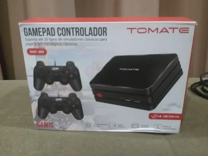 Gamepad Controlador Tomate MAY-009 10 MIL jogos - R$ 200