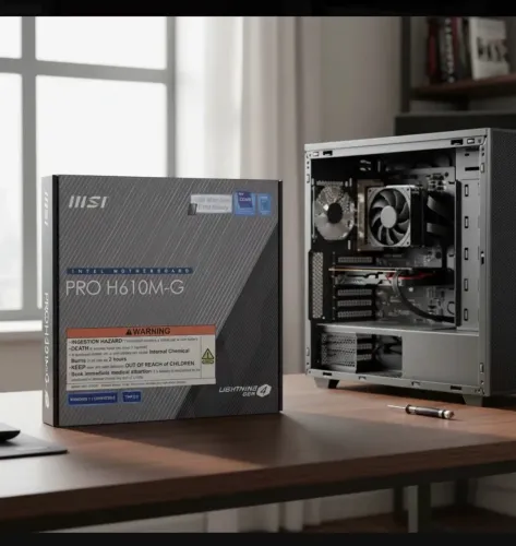 Placa Mãe Msi Pro H610m-g Socket 1700 Ddr5