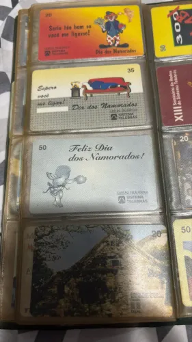 cartões telefônicos de colecionador 