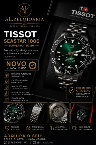 ? RELÓGIO TISSOT SEASTAR 1000 POWERMATIC 80 ?