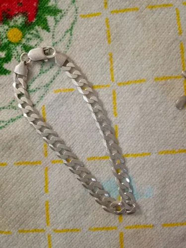 Vendo pulseira de prata
