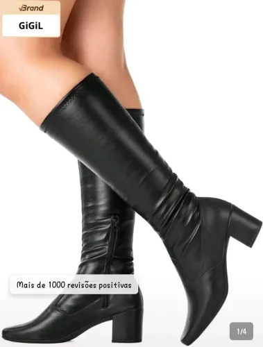 Bota Gigil Feminina Com salto 