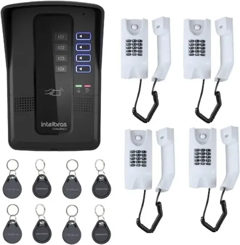 Interfone Intelbras Coletive 4 com telefones