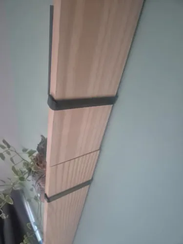 Prateleiras de 1metro pinus e mão francesa estilo industrial