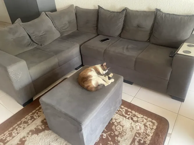Sofá usado conservado