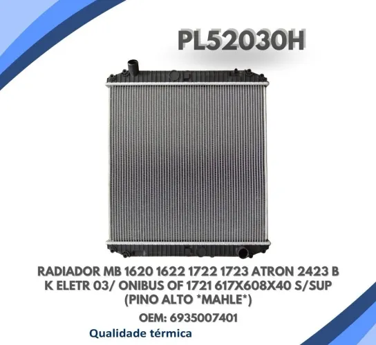 Vendo Radiador Mercedes 1620 Eletrônico 617x623 R$ 1.790.00