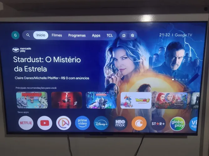 TV 50 Polegadas 4k com Google assistente