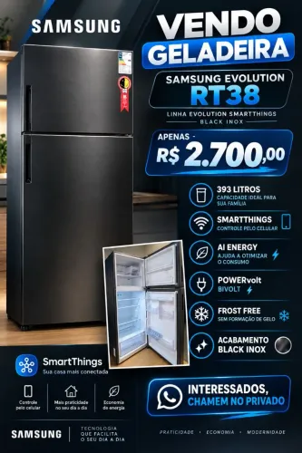 Geladeira Samsung RT38 Bivolt