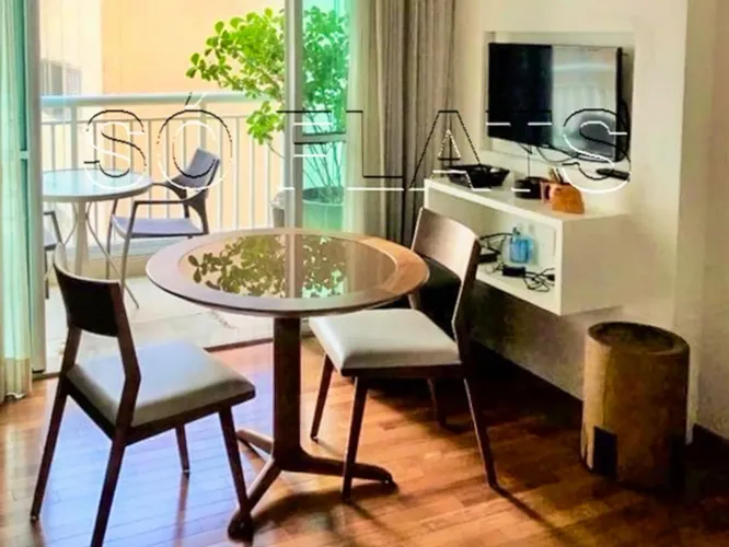 Flat no Estanconfor Villa Paulista, próximo ao Shopping Paulista