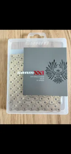 Corrente Sram Pc Xx1 Eagle Axs Gold 126 Link 12v Xx1