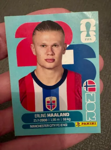 Figurinha Erling Haaland Copa do Mundo FIFA 2026 Panini