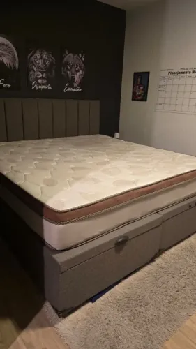 Cama king size NOVA!