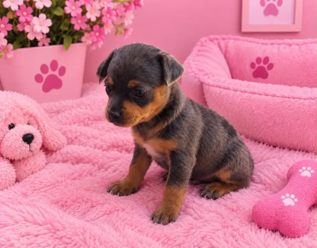 Pinscher femea merle n 1