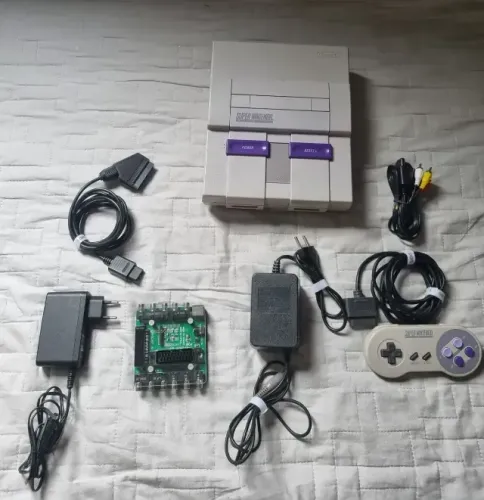 Super Nintendo Super Nes Snes Original Nintendo E Conversor