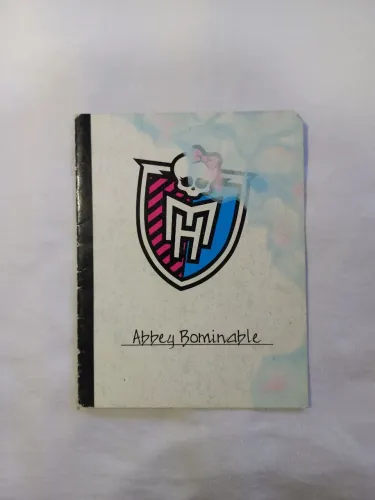 diário Abbey aula de artes monster high
