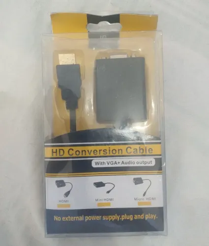 Cabo Conversor de VGA para HDMI
