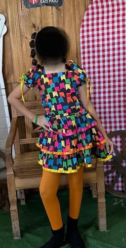 Roupa de caipira , conjunto saia e blusa