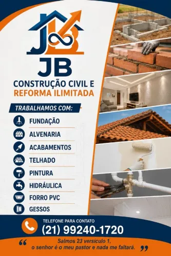 JB construção civil reforma ilimitada