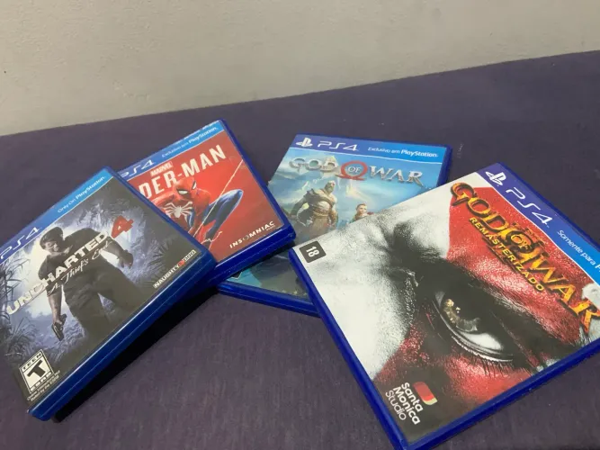 Kit de 4 jogos para ps4 