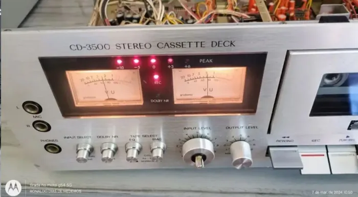 Tape Deack cd3500 ( vai um painel extra )