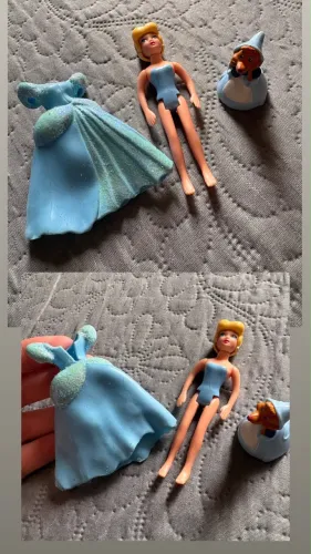 Polly pocket Cinderela + acessórios