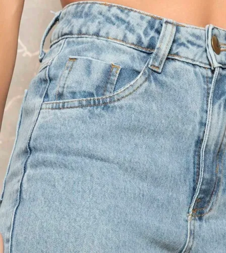 Calça Jeans Mom Feminina 
