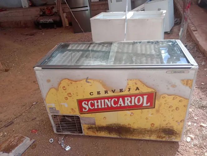 Freezer de vidro funcionando 1500 entrego 
