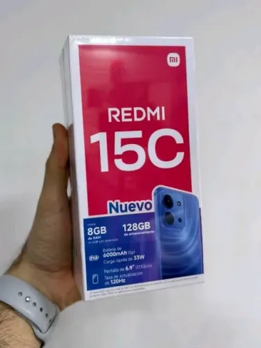 Redmi 15c 128/4GB Novo Lacrado Garantia Loja Física