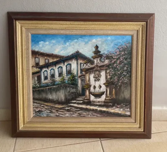 Quadro decorativo em tela para parede - lindo