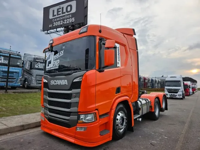 Scania R500 6x2 Ano 2021 Euro 5 Aut Retarder Histórico de manutenção na concessionária