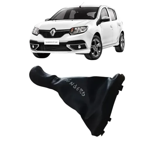 Moldura Manopla Câmbio Renault Sandero 2007 2016