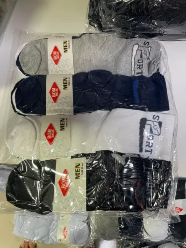 Kit de meia masculino 12 pares cano longo