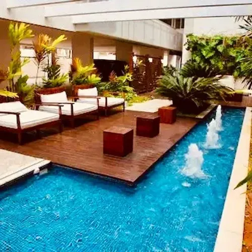 Apartamento pé na areia com 2 suítes e lazer completo, Algodoal , Cabo , RJ