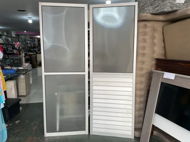 Porta de Alumínio de Correr 2 Folhas