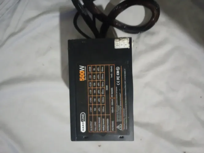 Vendo fonte para Pc gamer hardline 500 watts