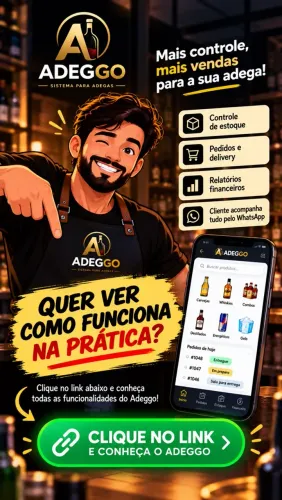 Sistema + catálogo Gestão completa para adegas