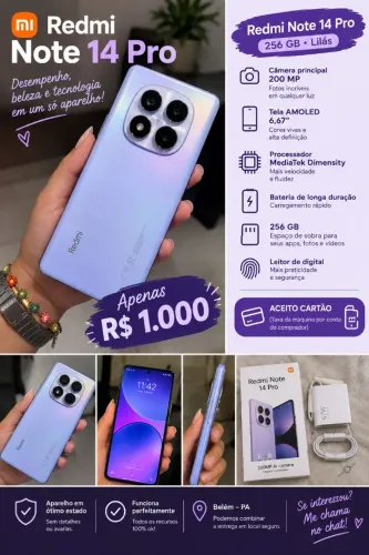 REDMI NOTE 14 PRO LAVANDA