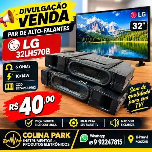 Par de Alto-Falantes TV LG 32LH570B