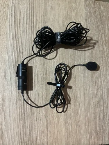 Microfone Lapela Gravata Omnidirecional BYM1 Boya