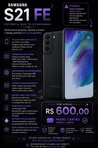 Celular galaxy S21