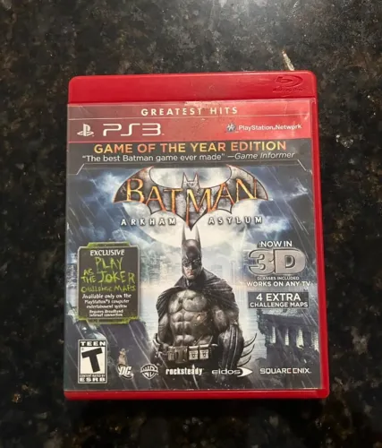 Jogo Batman Arkham Asylum - PS3