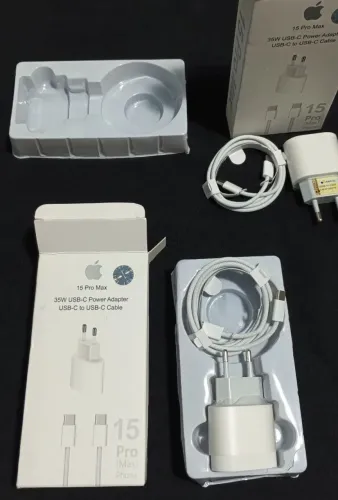 Carregador Turbo 35W USB-C com Cabo Tipo C Original