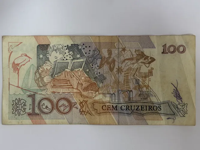 Cédula Antiga 100 Cruzeiros - Cecília Meireles