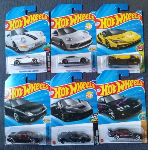 Hot Wheels Porsche, Skyline, Honda, McLaren, Lamborghini