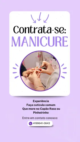 Contrate-se Manicure