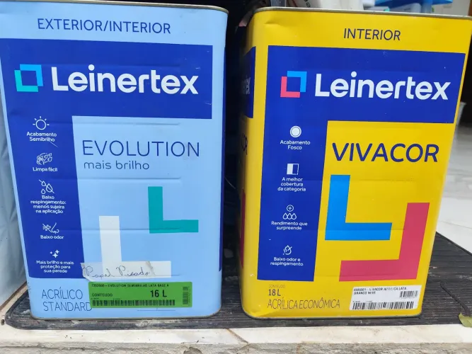 Kit tintas para pintura e reforma