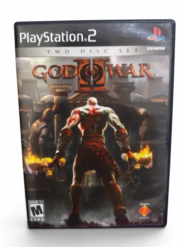 God of War II - PS2 Americano Black Label | 2 Discos Original