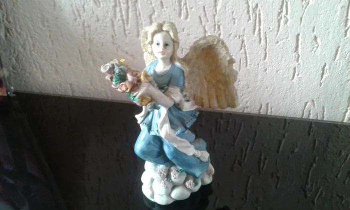 Anjo Estátua Miniatura Decorativa